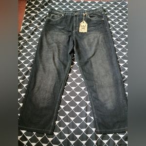INDIGO-30 DARK WASH JEANS. 44X34